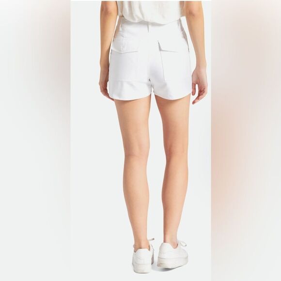 Brixton Vancouver Chino cargo utility Shorts in crisp white 31. NWT - Picture 5 of 12